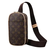 Сумка Louis Vuitton M51870 Pochette Gange Bag Monogram Canvas "Brown"