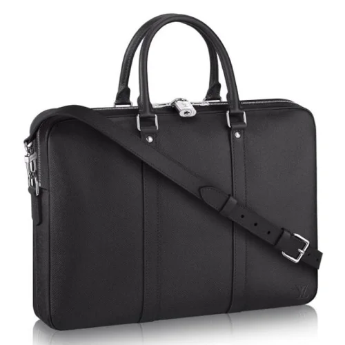Портфель Louis Vuitton Porte-Documents Voyage PM M30638 Taiga Leather "Black"
