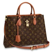 Сумка Louis Vuitton Flower Tote M43770 Monogram Canvas Caramel "Brown"
