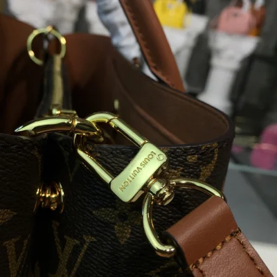 Сумка Louis Vuitton Flower Tote M43770 Monogram Canvas Caramel "Brown" фото № 7