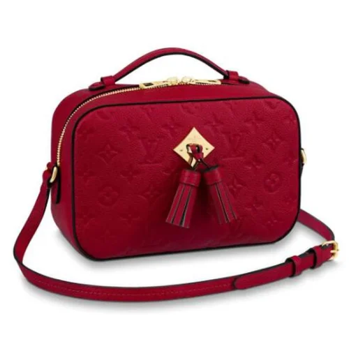 Сумка Louis Vuitton Saintonge M44606 Monogram Empreinte Leather Scarlet "Red"