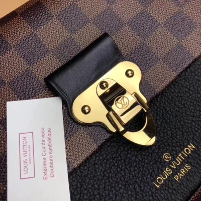Сумка Louis Vuitton Vavin PM N40108 Damier Ebene Canvas Black "Brown" фото № 6
