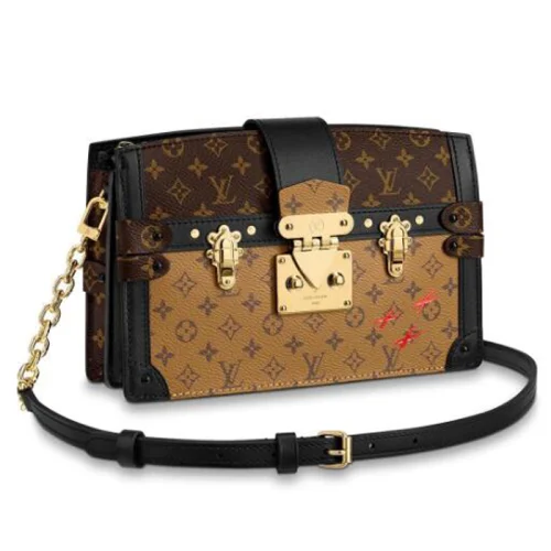 Сумка Louis Vuitton Trunk Clutch M43596 Monogram Canvas "Brown"