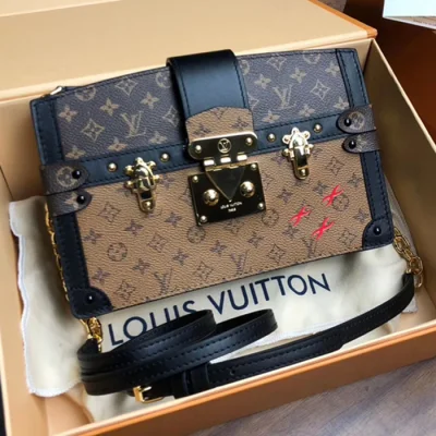 Сумка Louis Vuitton Trunk Clutch M43596 Monogram Canvas "Brown" фото № 2