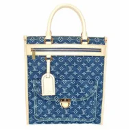 Сумка Louis Vuitton Flat Shopper Shoulder Bag M95018 Monogram "Denim Blue"