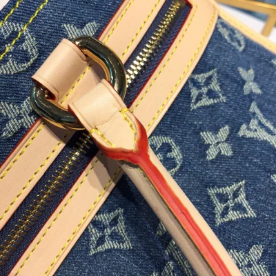 Сумка Louis Vuitton Flat Shopper Shoulder Bag M95018 Monogram "Denim Blue" фото № 6