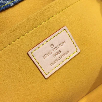 Сумка Louis Vuitton Flat Shopper Shoulder Bag M95018 Monogram "Denim Blue" фото № 10