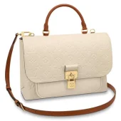 Сумка Louis Vuitton Marignan M44549 Monogram Empreinte Leather Creme "Beige"