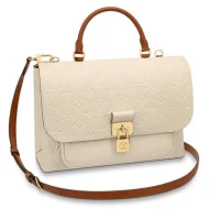 Сумка Louis Vuitton Marignan M44549 Monogram Empreinte Leather Creme