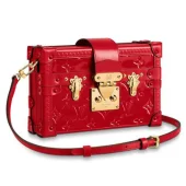 Сумка Louis Vuitton Petite Malle M54181 Monogram Vernis "Red"