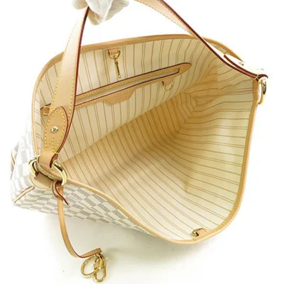 Сумка Louis Vuitton N41464 Delightful MM Hobo Bag Damier Azur Canvas "White" фото № 6