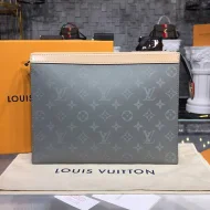 Клатч Louis Vuitton Monogram Titanium Canvas Pochette Voyage MM Bag 2018