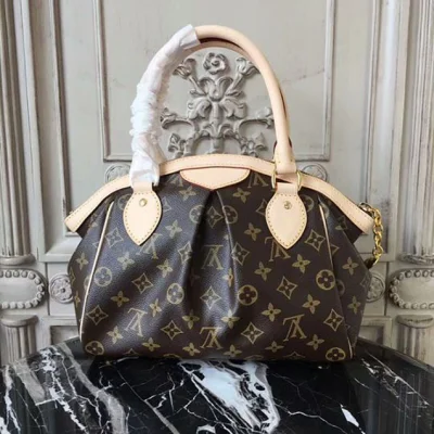 Сумка Louis Vuitton M40143 Tivoli PM Tote Bag Monogram Canvas "Brown" фото № 4