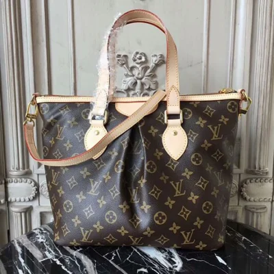 Сумка Louis Vuitton M40145 Palermo PM Shoulder Bag Monogram Canvas "Brown" фото № 4