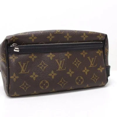Косметичка Louis Vuitton M40378 Toiletry Kit Monogram Macassar Canvas "Brown" фото № 2