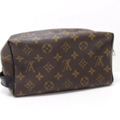 Косметичка Louis Vuitton M40378 Toiletry Kit Monogram Macassar Canvas "Brown" фото № 4