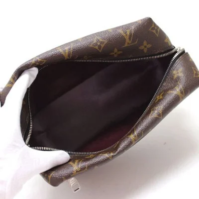Косметичка Louis Vuitton M40378 Toiletry Kit Monogram Macassar Canvas "Brown" фото № 8