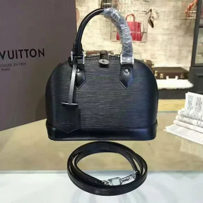 Сумка Louis Vuitton M40862 Alma BB Tote Bag Epi Leather "Black" фото № 2