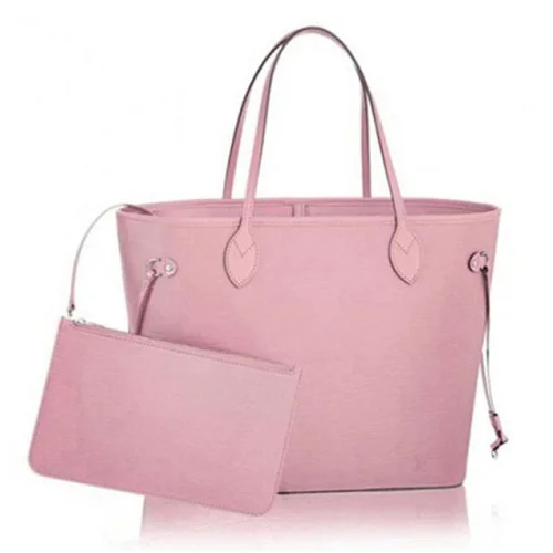 Сумка Louis Vuitton M41091 Neverfull MM Shoulder Bag Epi Leather "Pink"