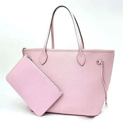 Сумка Louis Vuitton M41091 Neverfull MM Shoulder Bag Epi Leather "Pink" фото № 2