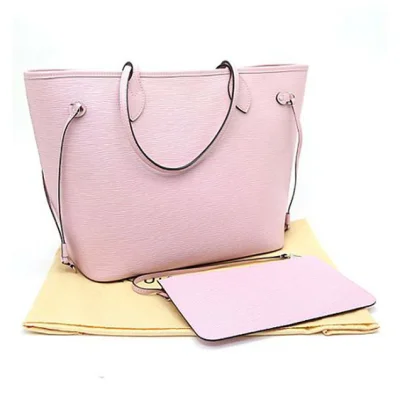 Сумка Louis Vuitton M41091 Neverfull MM Shoulder Bag Epi Leather "Pink" фото № 9