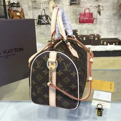 Сумка Louis Vuitton M41113 Speedy Bandouliere 25 Tote Bag Monogram Canvas "Brown" фото № 3
