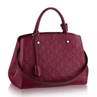 Сумка Louis Vuitton M41196 Montaigne MM Tote Bag Monogram Empreinte Leather "Purple"