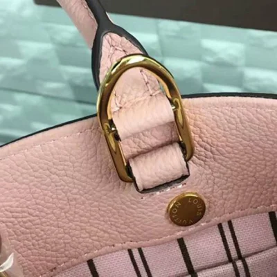 Сумка Louis Vuitton M41199 Montaigne BB Tote Bag Monogram Empreinte Leather "Pink" фото № 9