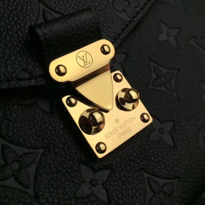 Сумка Louis Vuitton M41487 Pochette Metis Crossbody Bag Monogram Empreinte Leather "Black" фото № 5