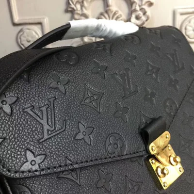 Сумка Louis Vuitton M41487 Pochette Metis Crossbody Bag Monogram Empreinte Leather "Black" фото № 6