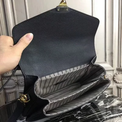 Сумка Louis Vuitton M41487 Pochette Metis Crossbody Bag Monogram Empreinte Leather "Black" фото № 9