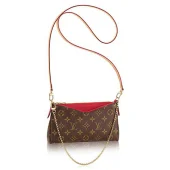 Сумка Louis Vuitton M41638 Pallas Clutch Crossbody Bag Monogram Canvas "Brown"