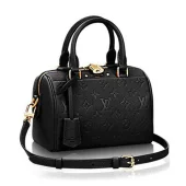 Сумка Louis Vuitton M42397 Speedy Bandouliere 20 Tote Bag Monogram Empreinte Leather "Black"