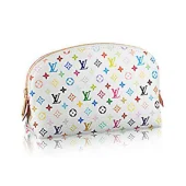 Косметичка Louis Vuitton M47354 Cosmetic Pouch Monogram Multicolore Canvas "White"