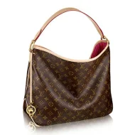 Сумка Louis Vuitton M50157 Delightful MM Hobo Bag Monogram Canvas "Brown"