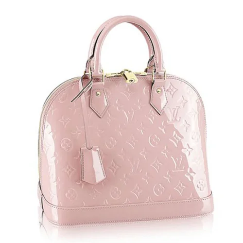 Сумка Louis Vuitton M50412 Alma PM Tote Bag Monogram Vernis "Pink"