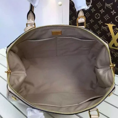 Сумка Louis Vuitton M50421 Santa Monica Tote Bag Monogram Vernis "Beige" фото № 10