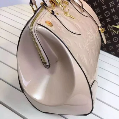 Сумка Louis Vuitton M50421 Santa Monica Tote Bag Monogram Vernis "Beige" фото № 5