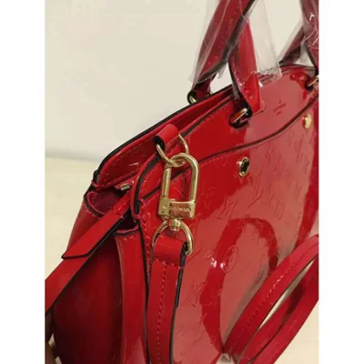 Сумка Louis Vuitton M50596 Brea MM Tote Bag Monogram Vernis "Red" фото № 7