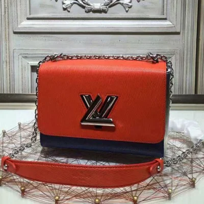 Сумка Louis Vuitton M53010 Twist MM Shoulder Bag Epi Leather "Orange" фото № 3