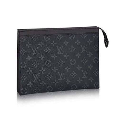 Клатч Louis Vuitton M61692 Pochette Voyage MM Monogram Eclipse Canvas "Black"