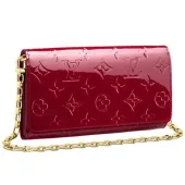Сумка Louis Vuitton M90091 Chain Wallet Monogram Vernis "Red"