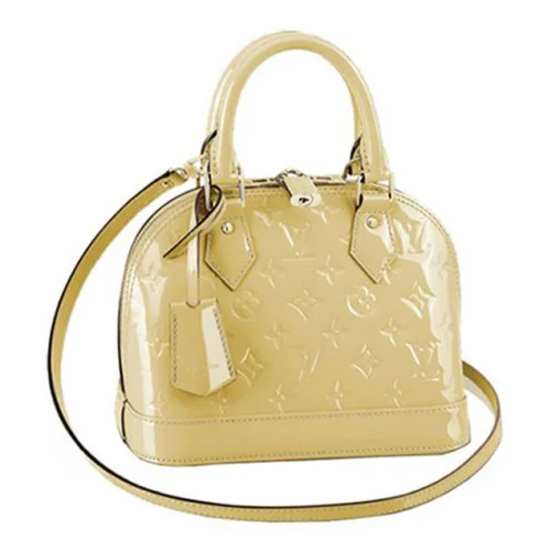 Сумка Louis Vuitton M90104 Alma BB Tote Bag Monogram Vernis "Yellow"