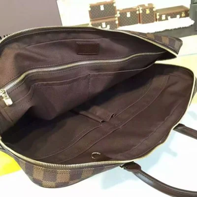 Портфель Louis Vuitton N41124 Porte-Documents Voyage Briefcase Damier Ebene Canvas "Brown" фото № 8