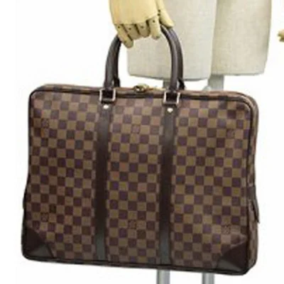 Портфель Louis Vuitton N41124 Porte-Documents Voyage Briefcase Damier Ebene Canvas "Brown" фото № 9