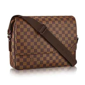 Сумка Louis Vuitton N41149 Shelton MM Messenger Bag Damier Ebene Canvas "Brown"