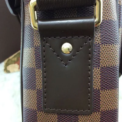 Сумка Louis Vuitton N41149 Shelton MM Messenger Bag Damier Ebene Canvas "Brown" фото № 10