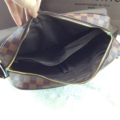 Сумка Louis Vuitton N41149 Shelton MM Messenger Bag Damier Ebene Canvas "Brown" фото № 8