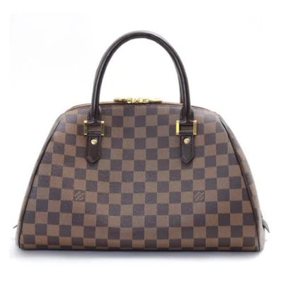Сумка Louis Vuitton N41434 Ribera MM Tote Bag Damier Ebene Canvas "Brown" фото № 2