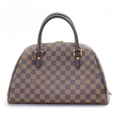 Сумка Louis Vuitton N41434 Ribera MM Tote Bag Damier Ebene Canvas "Brown" фото № 3